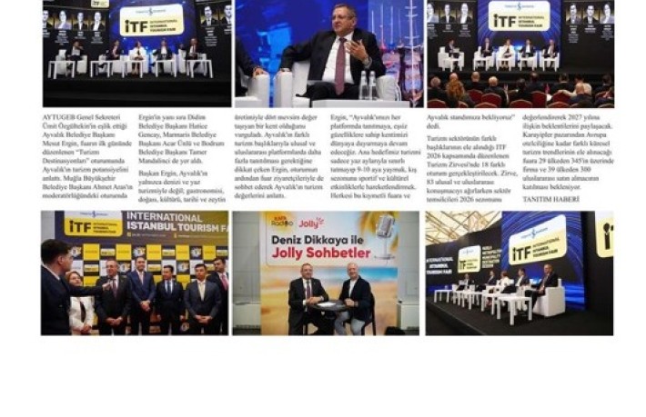 Ayvalık, İstanbul Turizm Fuarı'nda Turizm Vizyonunu Anlattı.