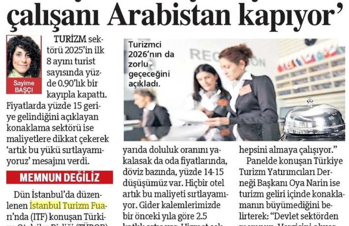 Maliyeti Sırtlayamıyoruz Çalışanı Arabistan Kapıyor 