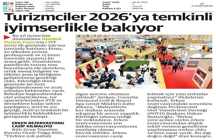 Turizmciler Fuarda Buluştu