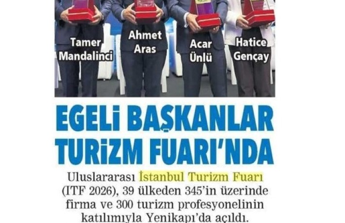 Egeli Başkanlar Turizm Fuarı'nda